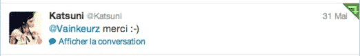 Katsuni's retweet